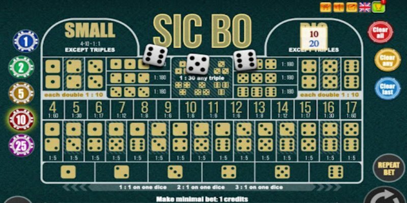 Cách chơi sicbo đại phú cơ bản