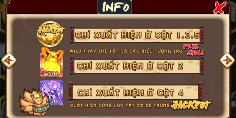 Hướng dẫn chơi quay hũ Naruto đơn giản